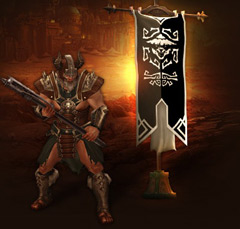 варвар, баннер Diablo III